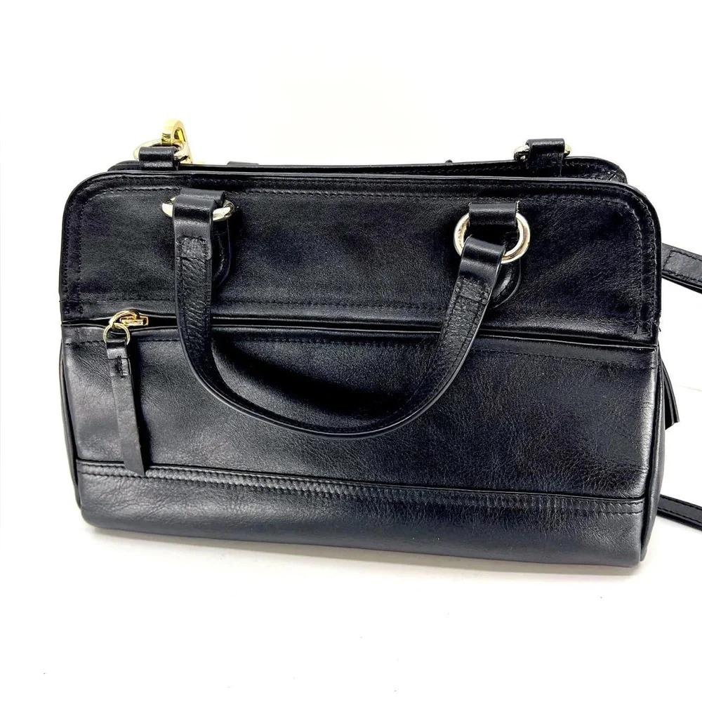 Radley London Upper Grove Satchel Zip Top Crossbody Strap 2 Handles Zipper